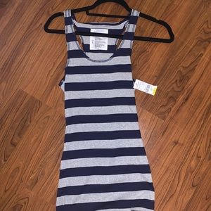 Large navy blue and grey tank top